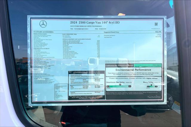 new 2024 Mercedes-Benz Sprinter 2500 car, priced at $63,622