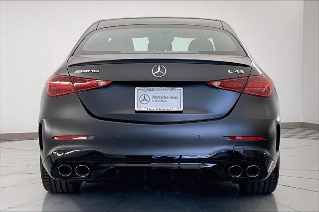 new 2024 Mercedes-Benz AMG C 43 car, priced at $77,730