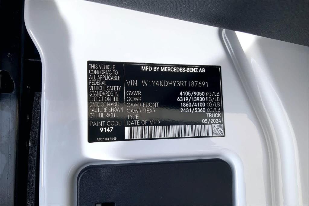new 2024 Mercedes-Benz Sprinter 2500 car, priced at $65,890