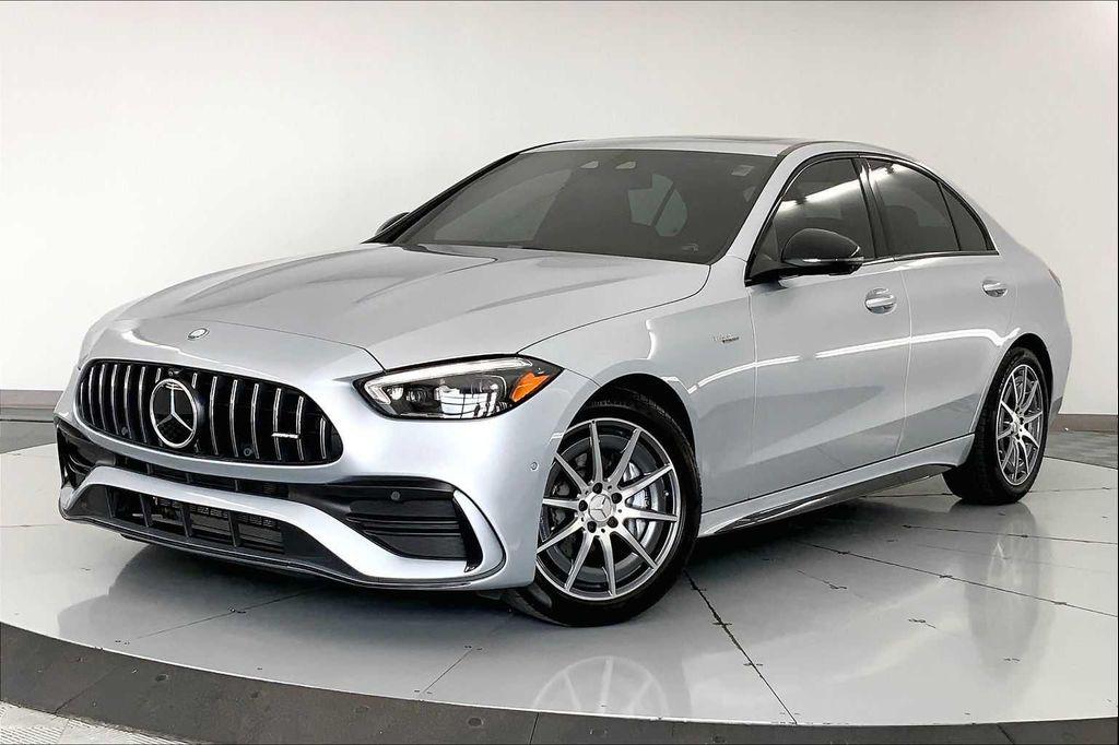 used 2024 Mercedes-Benz AMG C 43 car, priced at $57,938