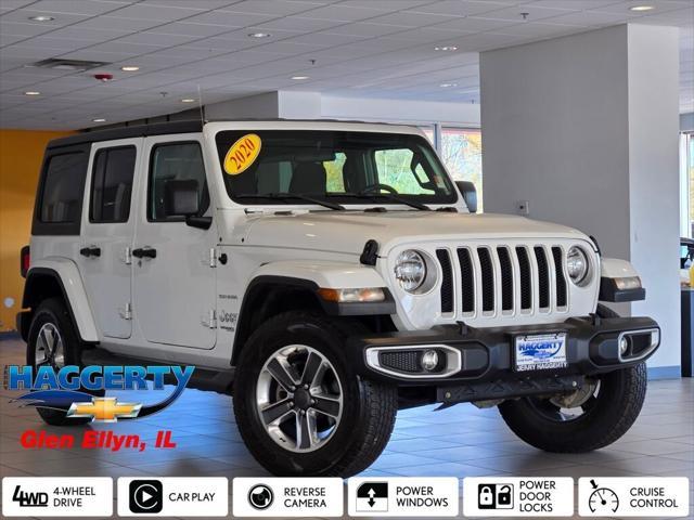 used 2020 Jeep Wrangler Unlimited car, priced at $27,595