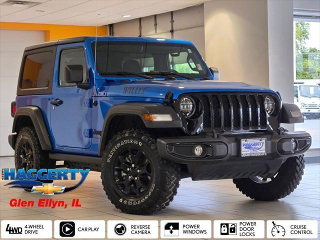 used 2022 Jeep Wrangler car, priced at $31,495