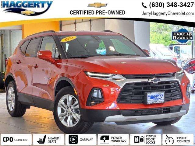 used 2021 Chevrolet Blazer car, priced at $24,150