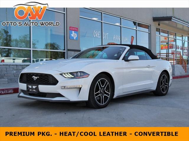 used 2021 Ford Mustang car, priced at $21,398