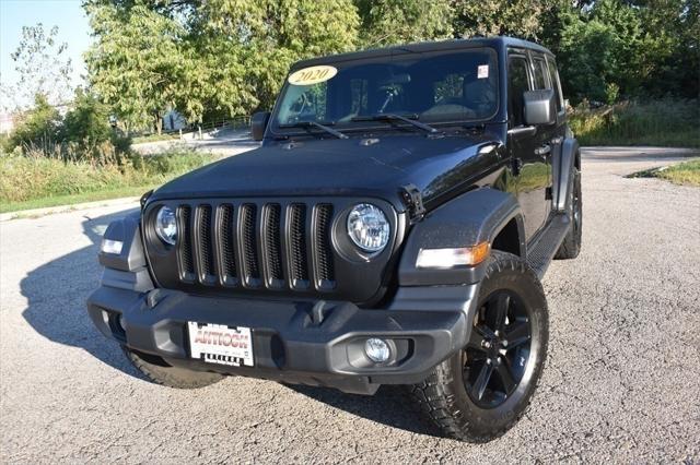 used 2020 Jeep Wrangler Unlimited car, priced at $32,546