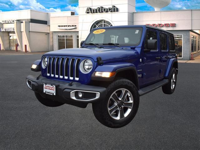 used 2020 Jeep Wrangler Unlimited car, priced at $29,577