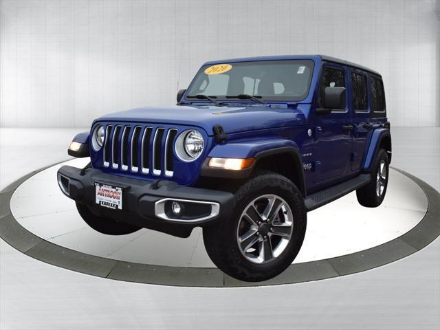 used 2020 Jeep Wrangler Unlimited car, priced at $29,577