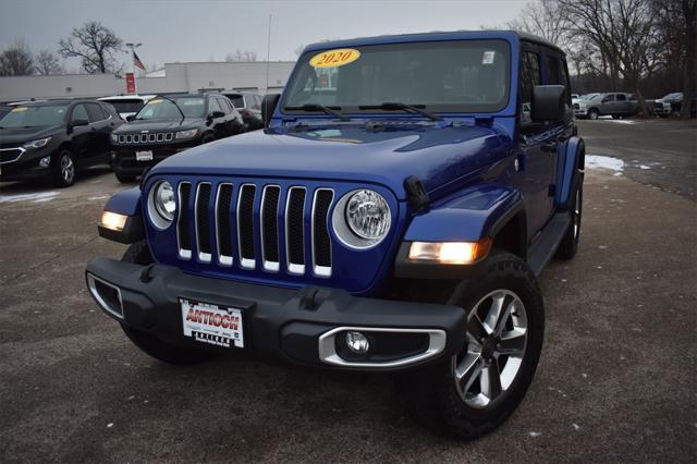 used 2020 Jeep Wrangler Unlimited car, priced at $29,577