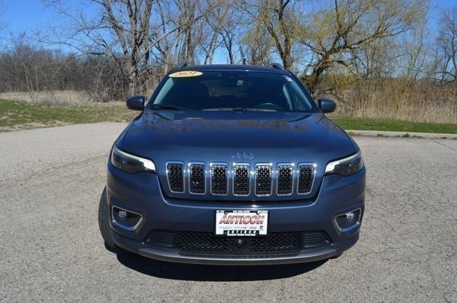 used 2021 Jeep Cherokee car, priced at $25,946