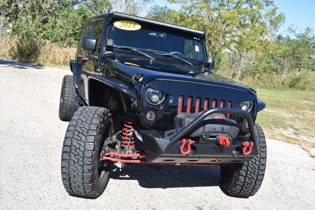 used 2018 Jeep Wrangler JK Unlimited car, priced at $34,946