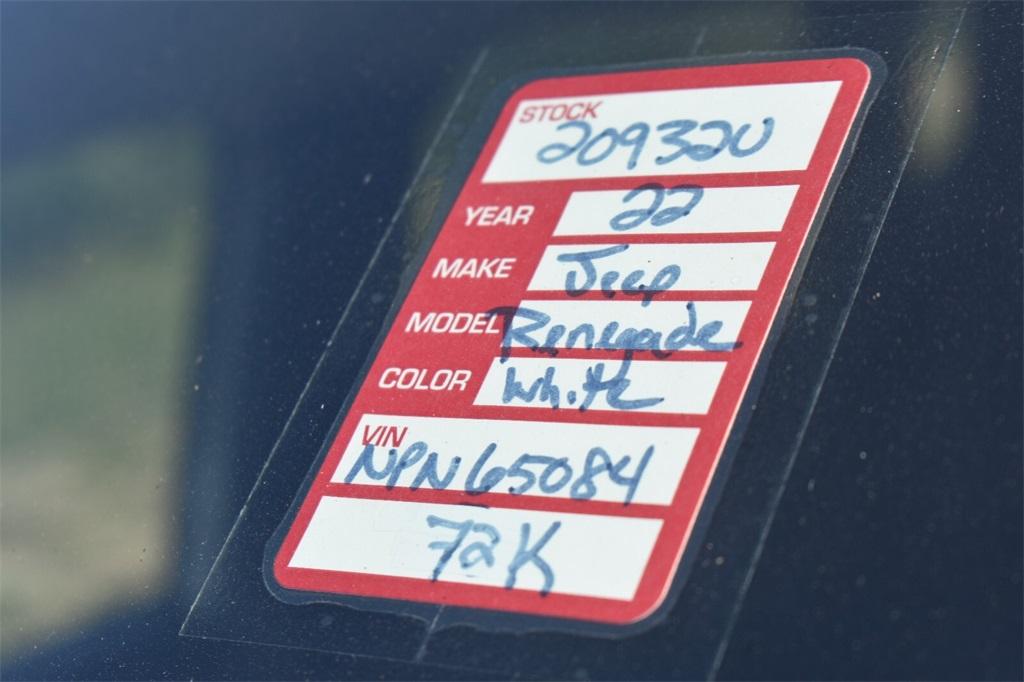 used 2022 Jeep Renegade car, priced at $17,877