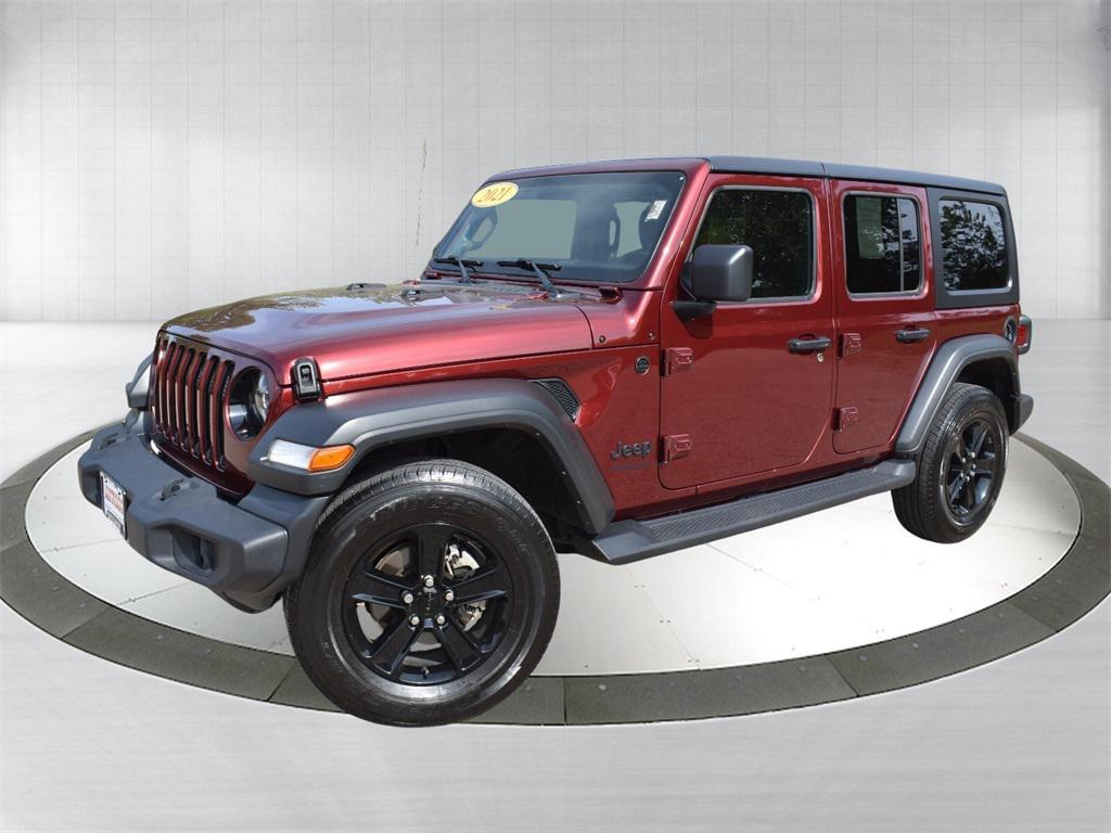 used 2021 Jeep Wrangler car, priced at $31,277