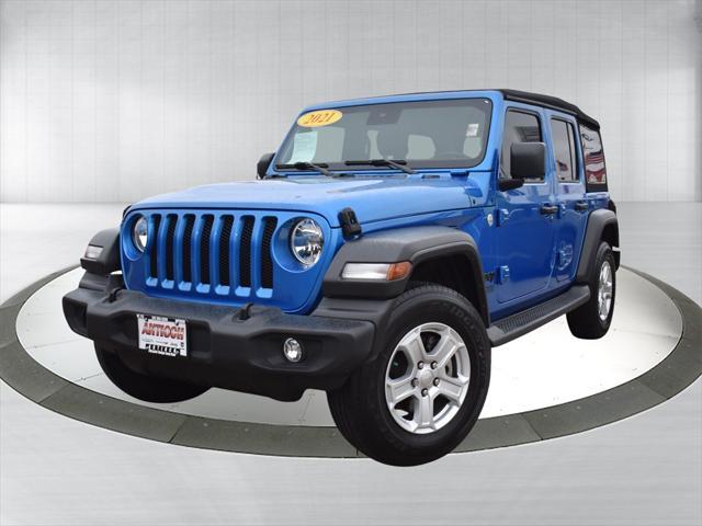 used 2021 Jeep Wrangler Unlimited car, priced at $28,977