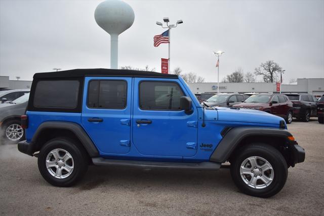 used 2021 Jeep Wrangler Unlimited car, priced at $28,977