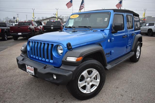 used 2021 Jeep Wrangler Unlimited car, priced at $28,977