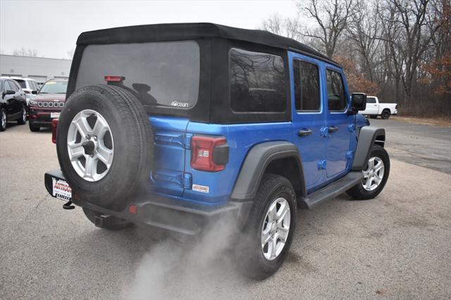 used 2021 Jeep Wrangler Unlimited car, priced at $28,977