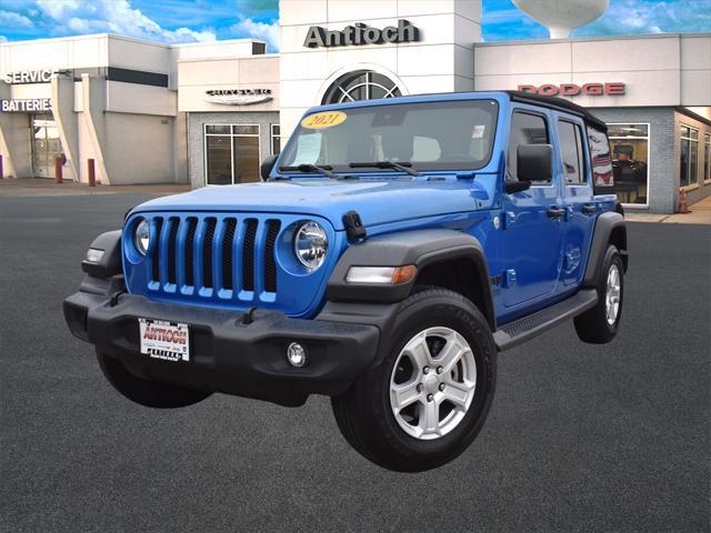 used 2021 Jeep Wrangler Unlimited car, priced at $28,977