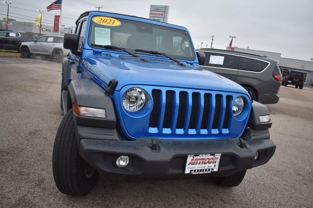 used 2021 Jeep Wrangler Unlimited car, priced at $28,977