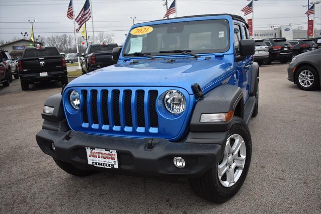 used 2021 Jeep Wrangler Unlimited car, priced at $28,977