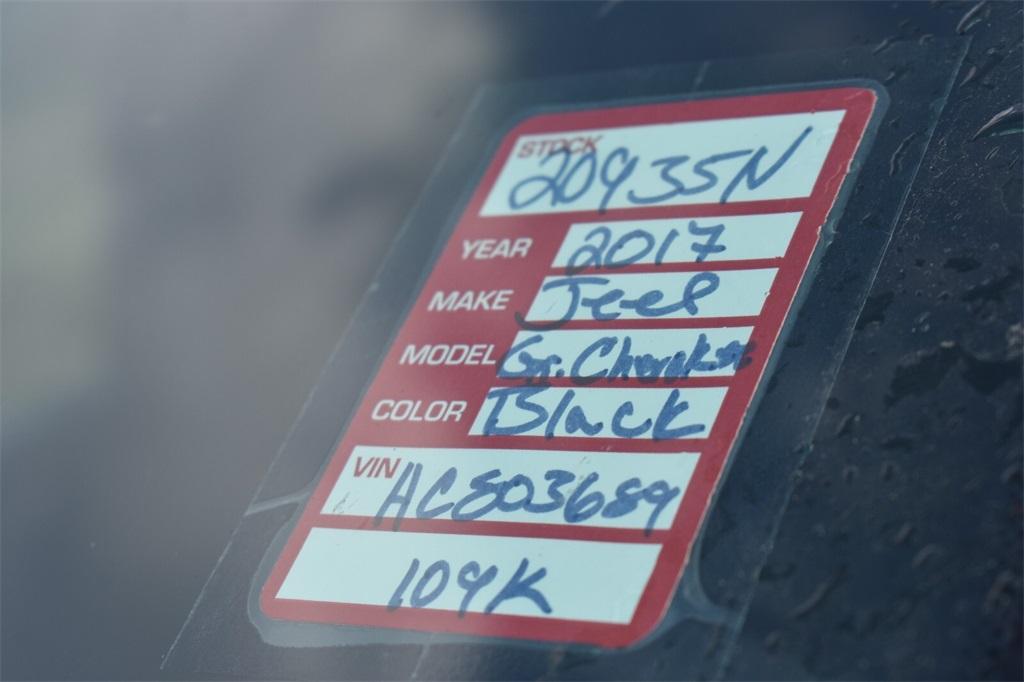used 2017 Jeep Grand Cherokee car, priced at $14,777