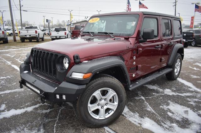 used 2021 Jeep Wrangler Unlimited car, priced at $29,977