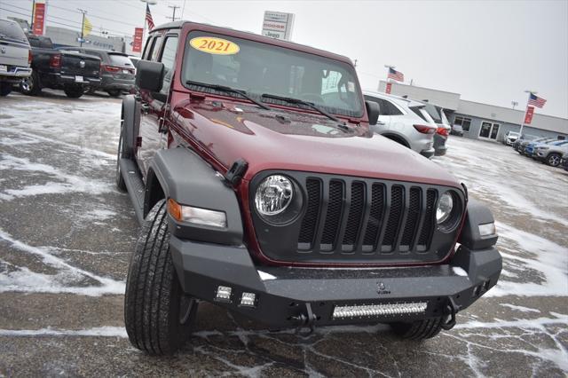 used 2021 Jeep Wrangler Unlimited car, priced at $29,977