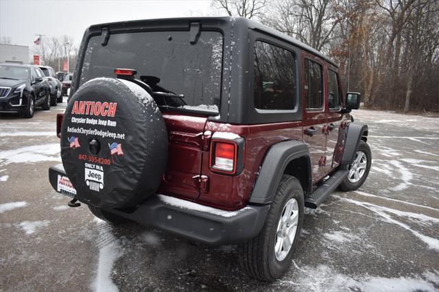 used 2021 Jeep Wrangler Unlimited car, priced at $29,977