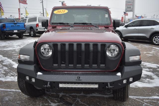 used 2021 Jeep Wrangler Unlimited car, priced at $29,977