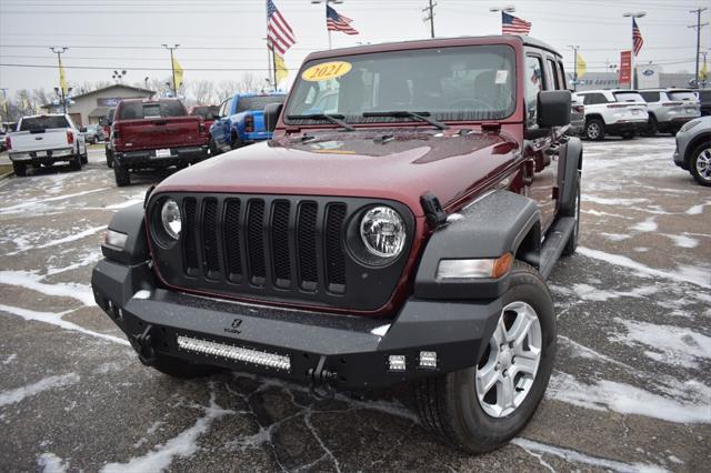 used 2021 Jeep Wrangler Unlimited car, priced at $29,977