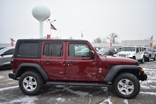 used 2021 Jeep Wrangler Unlimited car, priced at $29,977