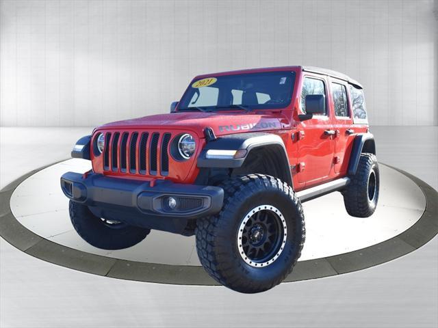 used 2021 Jeep Wrangler Unlimited car, priced at $37,977