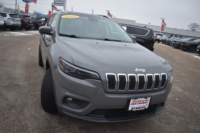 used 2021 Jeep Cherokee car, priced at $21,977