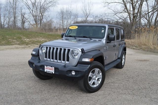 used 2019 Jeep Wrangler Unlimited car, priced at $28,946