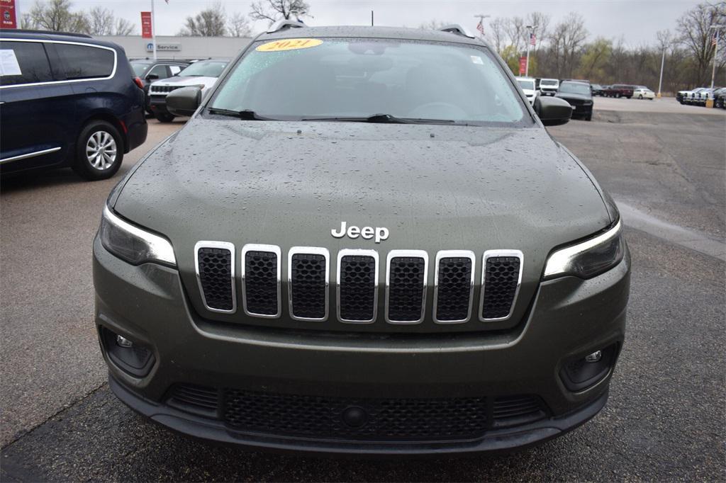 used 2021 Jeep Cherokee car, priced at $22,677