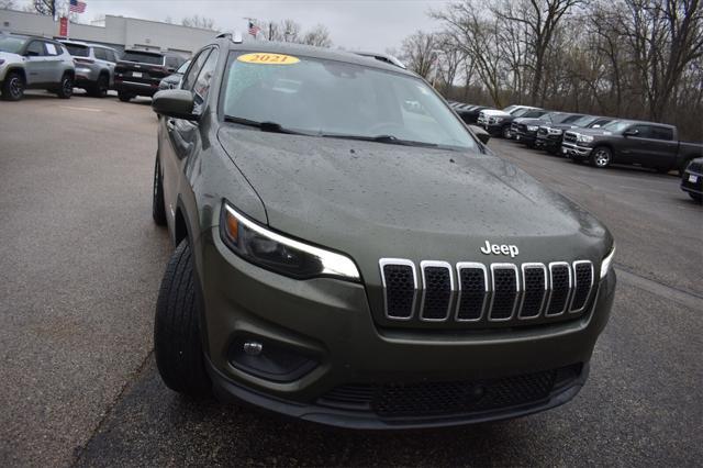 used 2021 Jeep Cherokee car, priced at $25,277
