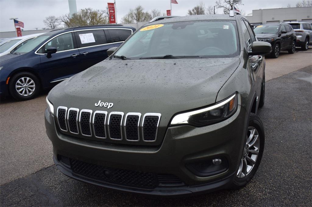 used 2021 Jeep Cherokee car, priced at $22,677