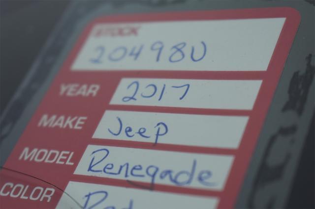 used 2017 Jeep Renegade car, priced at $8,995