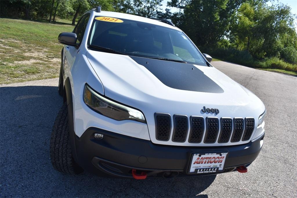used 2021 Jeep Cherokee car, priced at $25,677