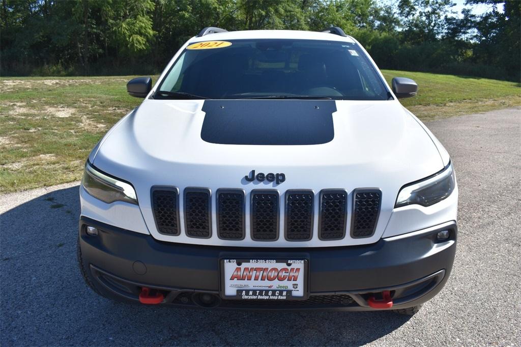 used 2021 Jeep Cherokee car, priced at $25,677