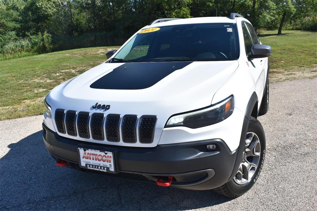 used 2021 Jeep Cherokee car, priced at $25,677