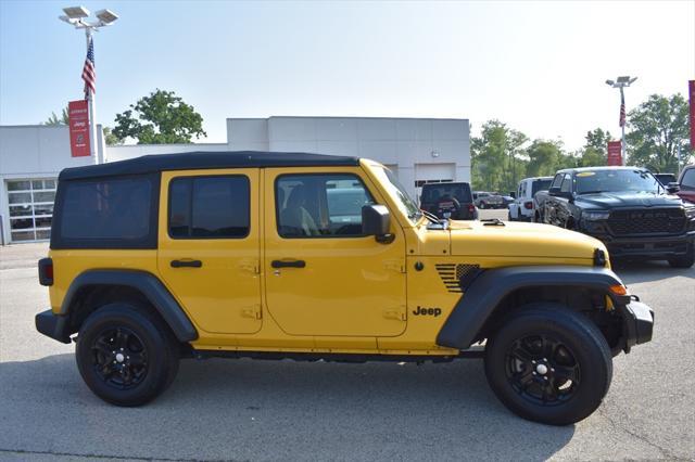 used 2021 Jeep Wrangler car, priced at $29,377