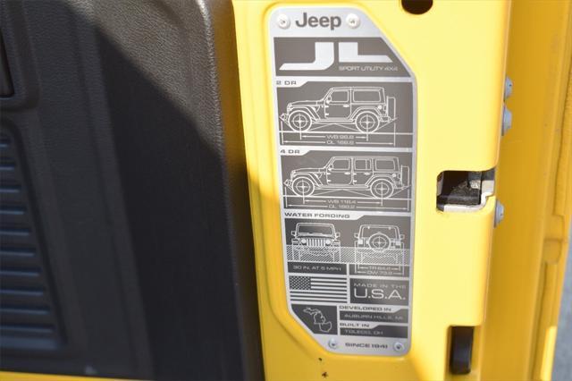 used 2021 Jeep Wrangler car, priced at $29,377