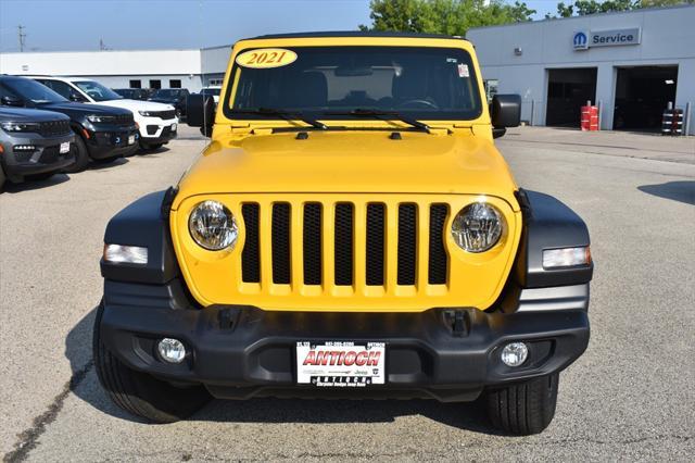 used 2021 Jeep Wrangler car, priced at $29,377