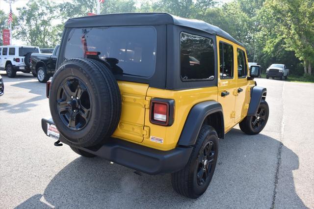 used 2021 Jeep Wrangler car, priced at $29,377