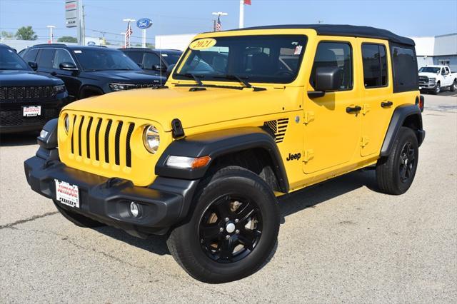 used 2021 Jeep Wrangler car, priced at $29,377
