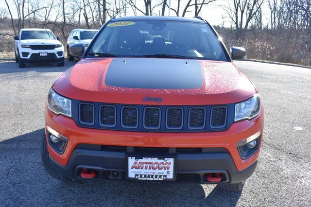 used 2021 Jeep Compass car, priced at $18,477