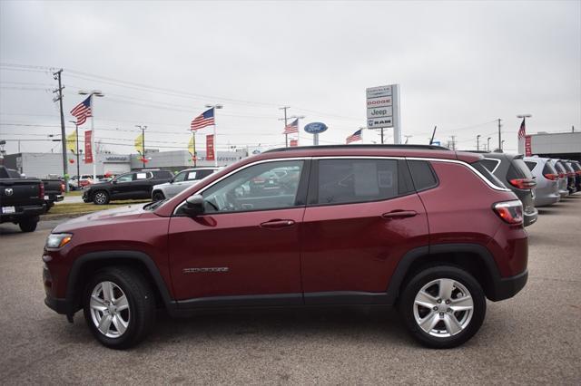 used 2022 Jeep Compass car, priced at $19,477