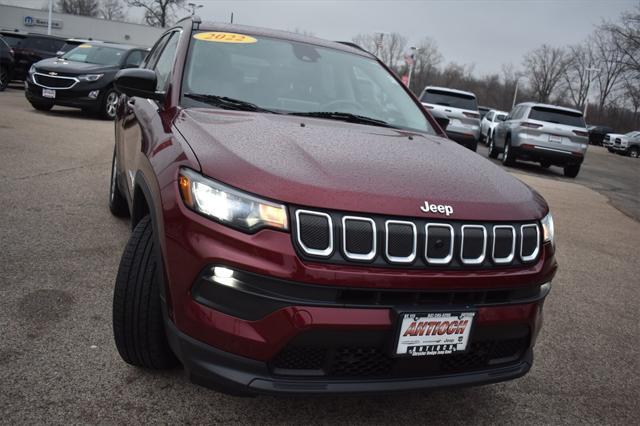 used 2022 Jeep Compass car, priced at $19,477