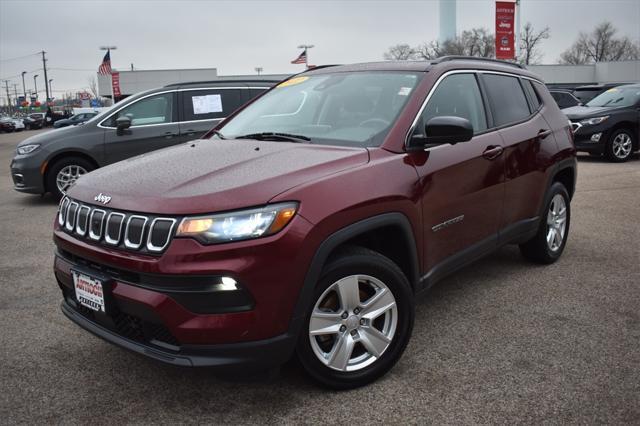 used 2022 Jeep Compass car, priced at $19,477