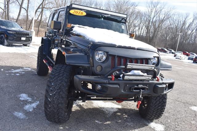 used 2016 Jeep Wrangler Unlimited car, priced at $31,946